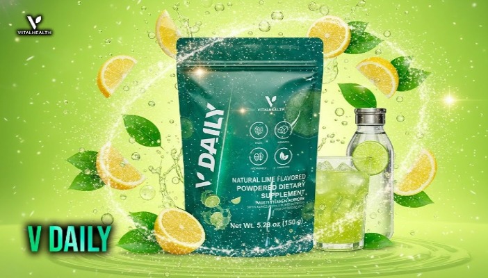 V DAILY The perfect supplement for a healthy lifestyle.